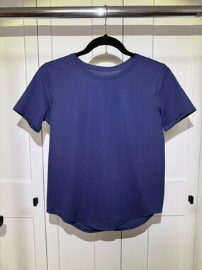 lululemon athletica Navy Short-Sleeve Crew Tee